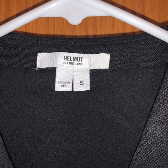 Helmut Lang black mini dress with side zipper (s) - Picture 3 of 3